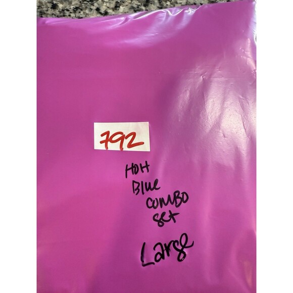 House Of Harlow 1960 Blue Combo 2 Piece Set Crop Top & Skirt NWT $198 Size Large - Picture 11 of 11